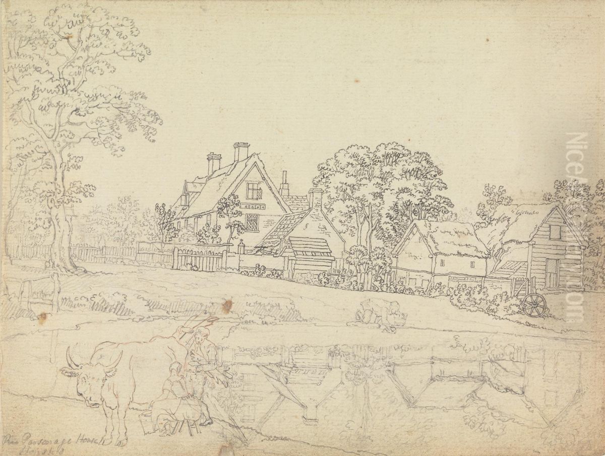 Parsonage House at Henstead Oil Painting by Benjamin West