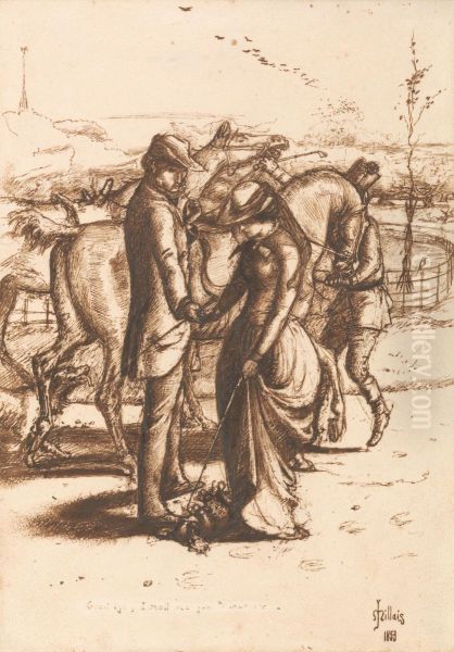 Rejected Oil Painting by Sir John Everett Millais