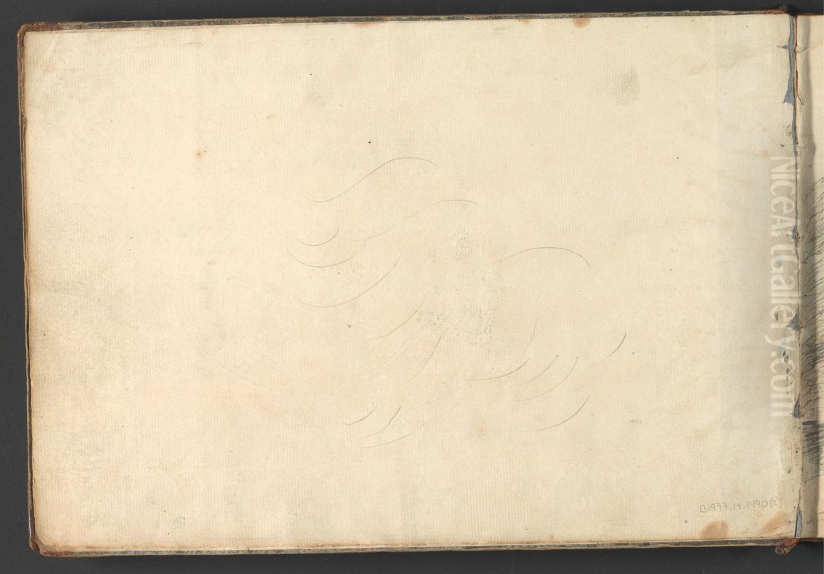 Geometric Sketches Oil Painting by William Brockedon