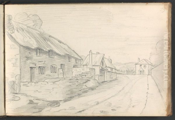 Bridgetown Turnpike Oil Painting by William Brockedon