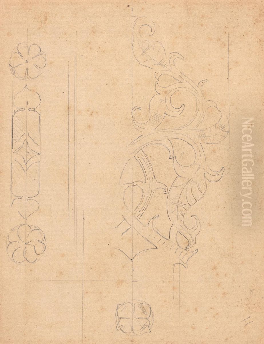 Designs for Gothic Ornamentation Oil Painting by Augustus Pugin Designs for Gothic Ornamentation Oil Painting by Augustus Pugin