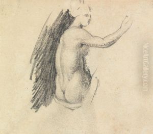 Study ot the Backside of a Nude Figure