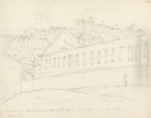 The Ruins of the Arsenal From the Place de St. Michel