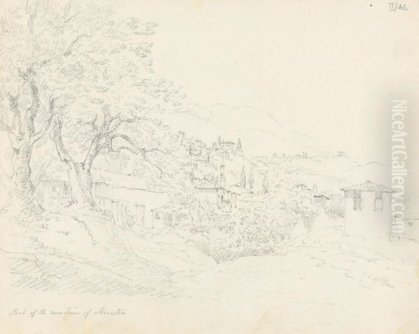 Part of the New Town of Misistra Oil Painting by Robert Smirke