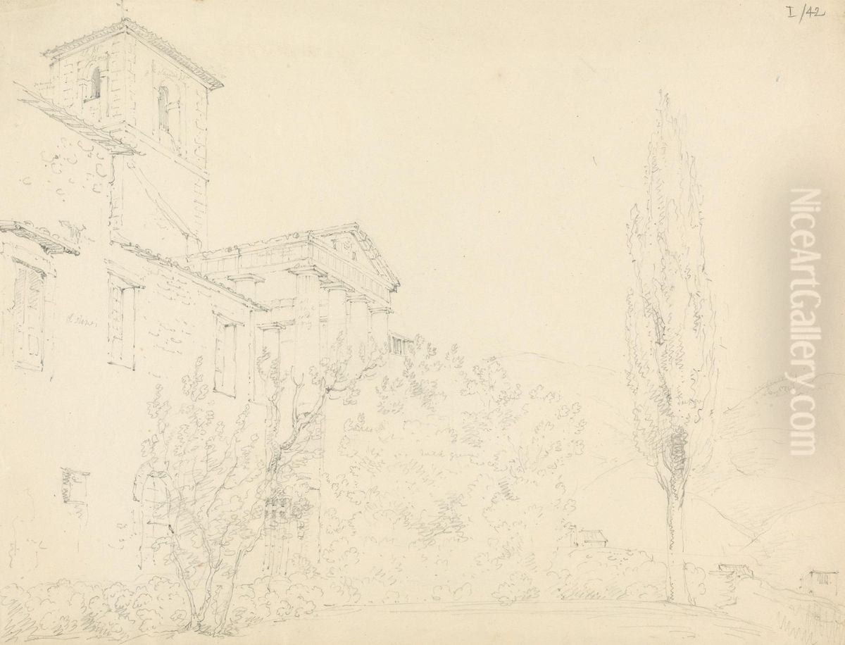 Villa in Italy Oil Painting by Robert Smirke