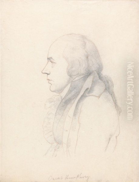 Portrait of Ozias Humphrey Oil Painting by William Daniell