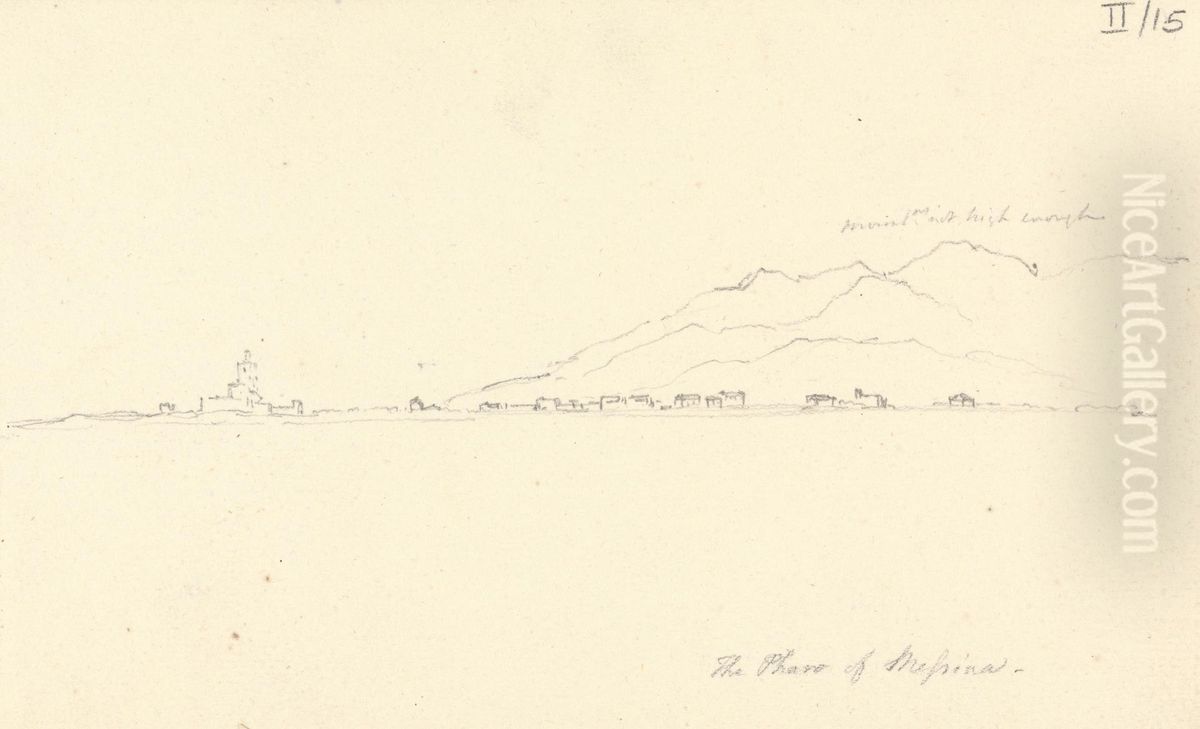 Messina Oil Painting by Robert Smirke