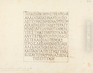 Ancient Inscription in the Walls of the Venetian Govenor's House, Mystras