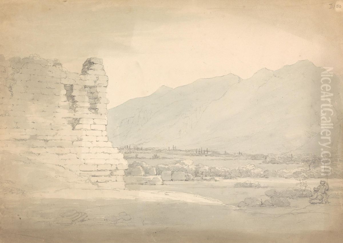 Ruins of Sparta Oil Painting by Robert Smirke