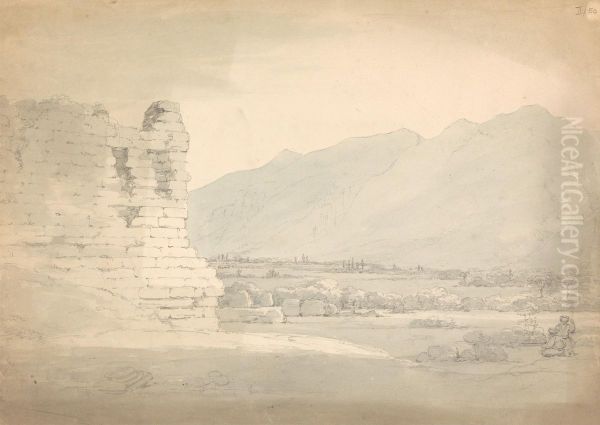 Ruins of Sparta Oil Painting by Robert Smirke