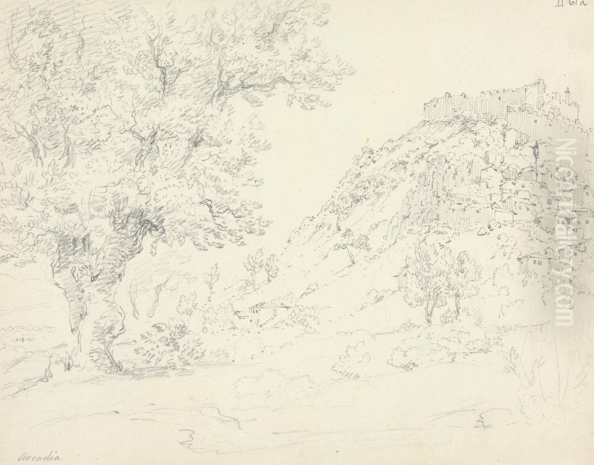 Arcadia Oil Painting by Robert Smirke