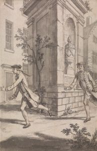 The Pursuit (Probably a Design for The Tyburn Chronicle)