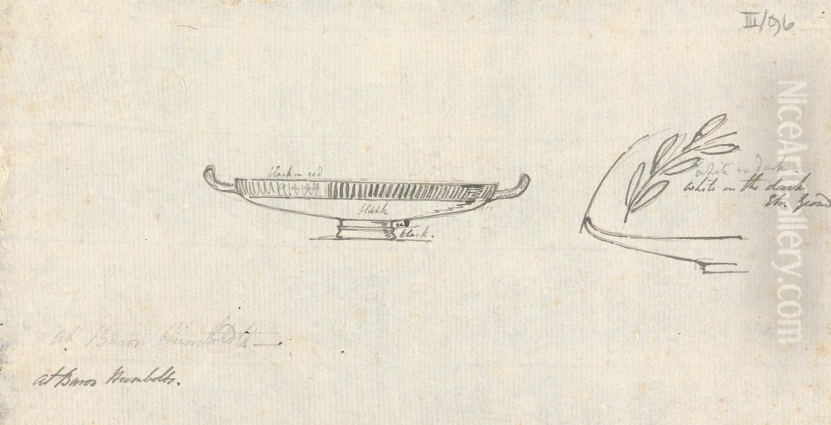 Studies of Serving Vessels From Antiquity Oil Painting by Robert Smirke