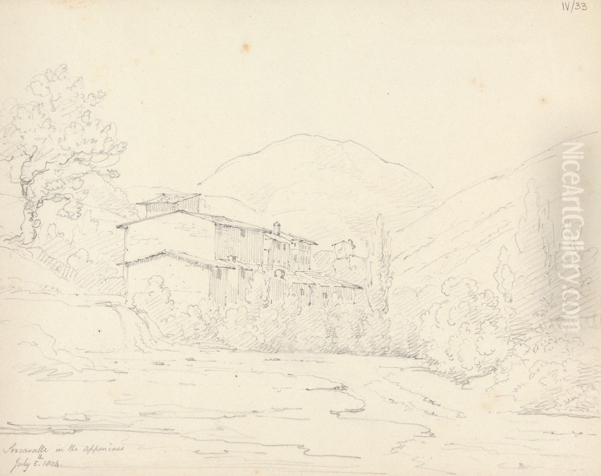 Serravalle in the Appenines Oil Painting by Robert Smirke