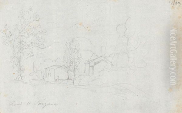 Road to Sarzana Oil Painting by Robert Smirke