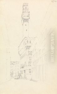 Sketch of the Center of Town