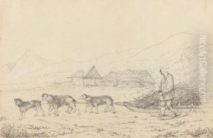 The Narta or Sledge for Burdens in Kamtschatka
