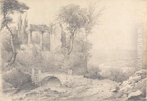 Landscape with Ruins and Bridge
