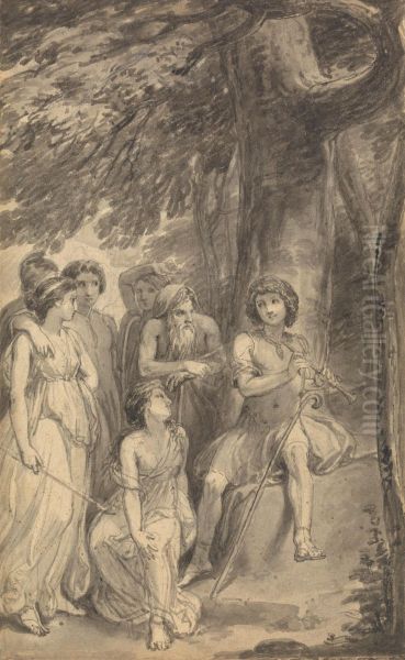 One of Six Illustrations to Fenelon's 