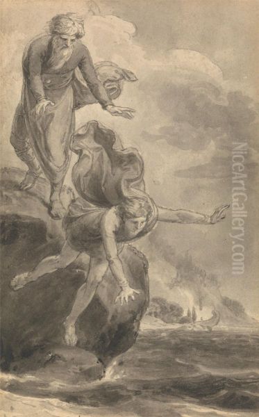 One of Six Illustrations to Fenelon's 
