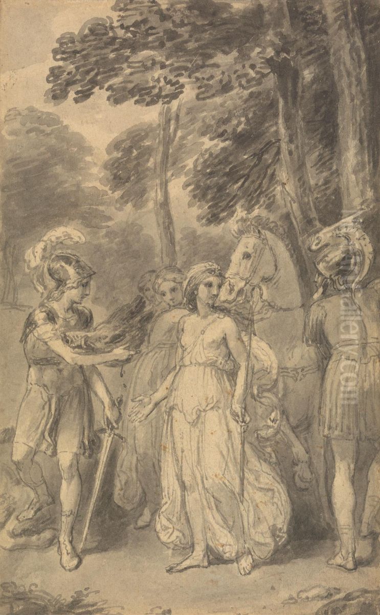 One of Six Illustrations to Fenelon's 