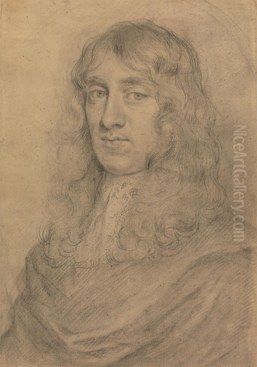 Portrait of an Unknown Man Oil Painting by Edmund Ashfield