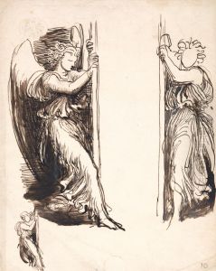 Studies for the Angels in The Court of Death