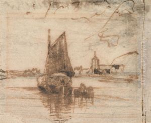 A Sailing Boat Becalmed