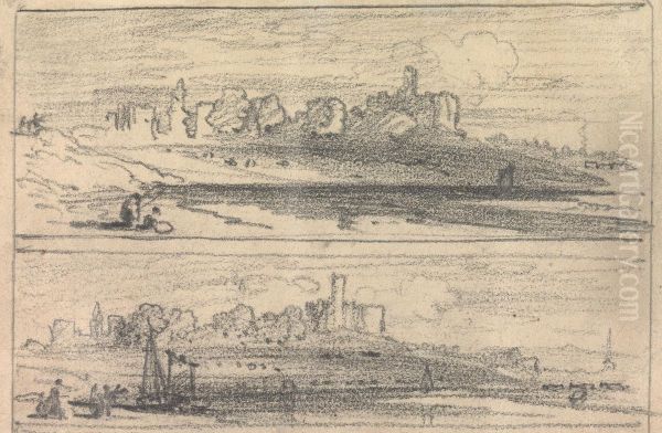 From an Album of Sixty-one Topographical Sketches Oil Painting by John Varley