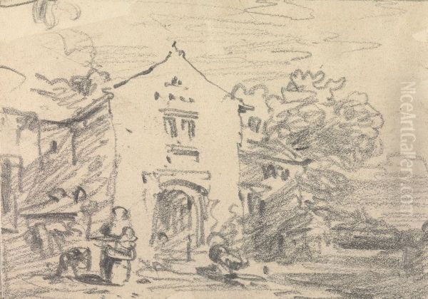 From an Album of Sixty-one Topographical Sketches Oil Painting by John Varley