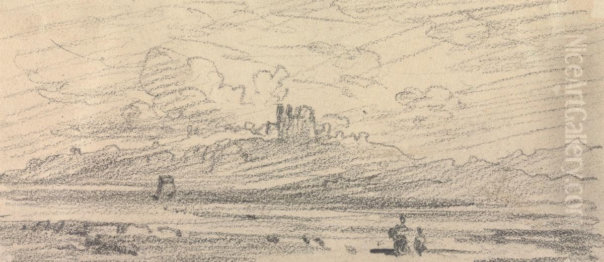 From an Album of Sixty-one Topographical Sketches Oil Painting by John Varley