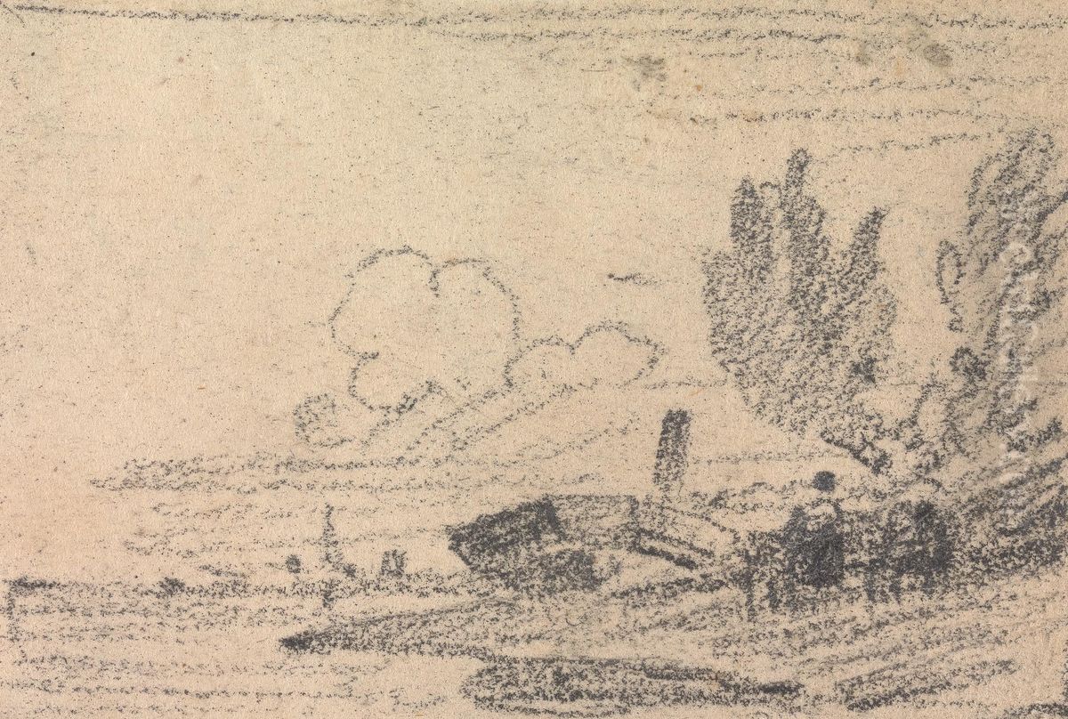 From an Album of Sixty-one Topographical Sketches Oil Painting by John Varley