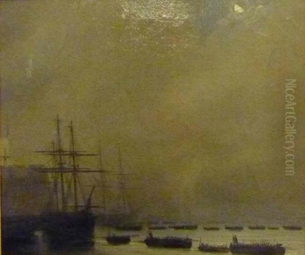 La Creole a St Jean d'Ulloa Oil Painting by Pharamond Blanchard