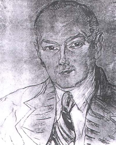 Portrait of a Man Oil Painting by Stanislaw Ignacy Witkiewicz (Witkacy)