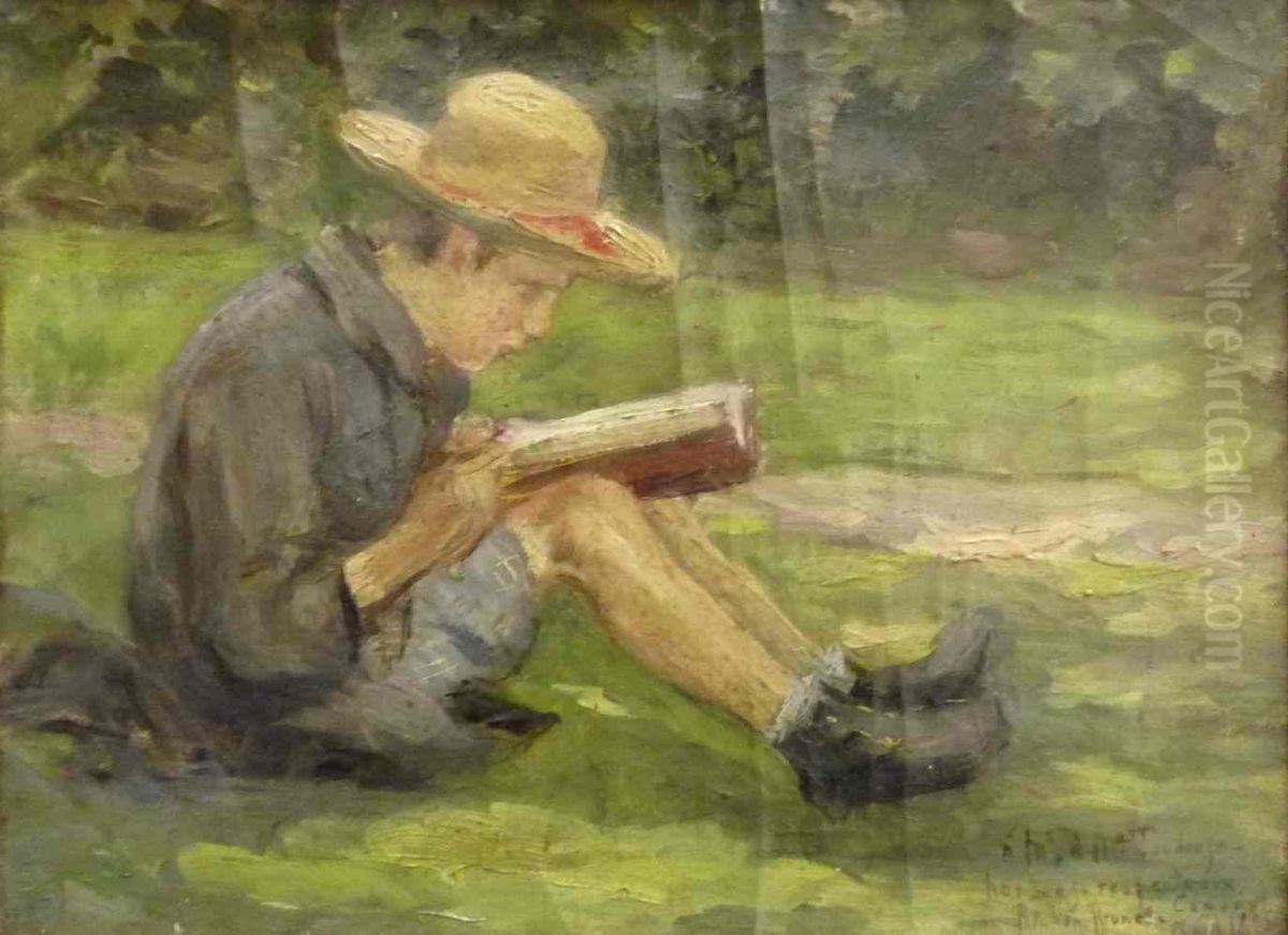 Gustave Georges Toudouze enfant Oil Painting by Ricardo Richon Brunet