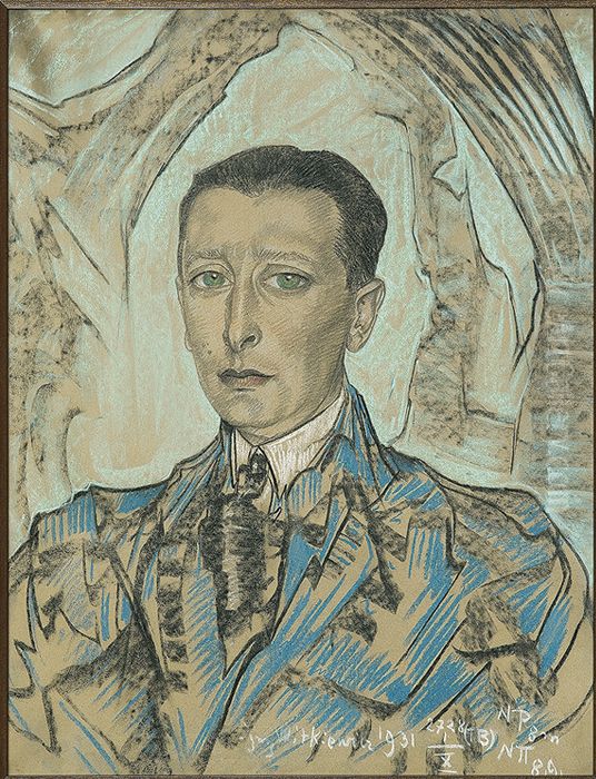 Portret Henryka Kamma Oil Painting by Stanislaw Ignacy Witkiewicz (Witkacy)
