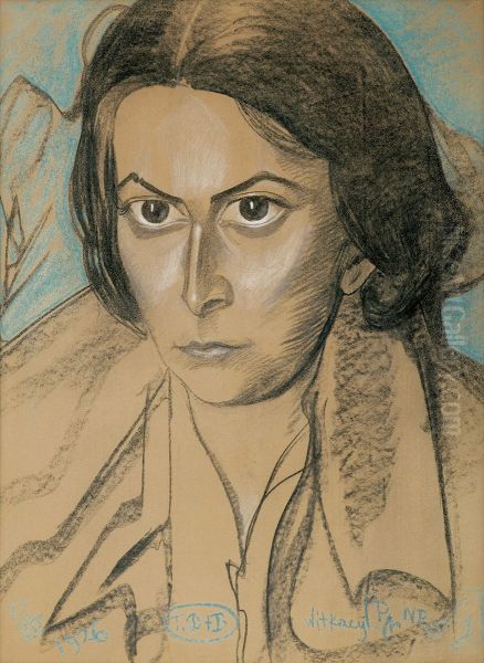Portret Zofii Mikuckiej Oil Painting by Stanislaw Ignacy Witkiewicz