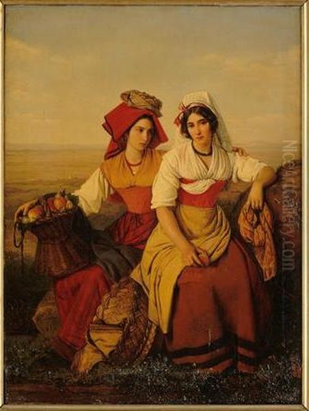 The confidence Oil Painting by Leopold Robert