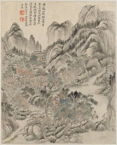 Landscape After Wang Meng (ca. 1308-1385)