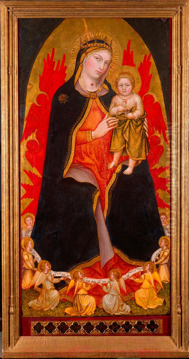 The Virgin and Child with Angels Oil Painting by Taddeo Di Bartolo