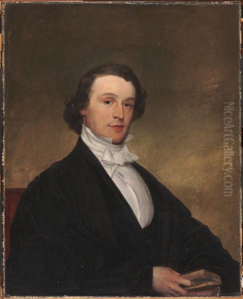 George Edward Ellis (1814-1894) Oil Painting by Francis Alexander