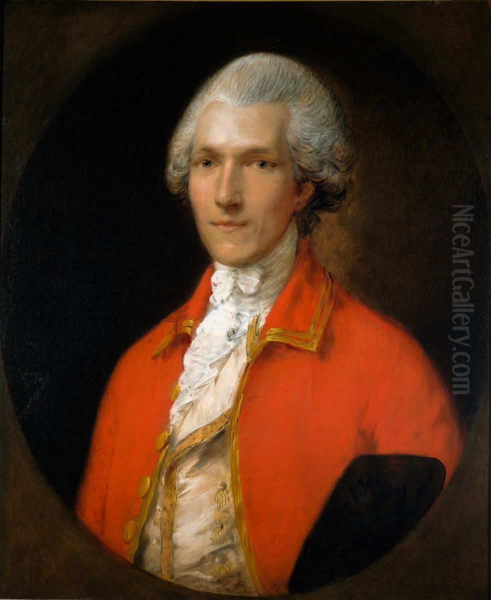 Sir Benjamin Thompson, later Count Rumford (1753-1814) Oil Painting by Thomas Gainsborough