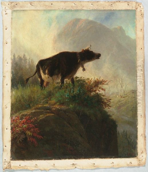 Morning Call Oil Painting by Johannes Adam Simon Oertel