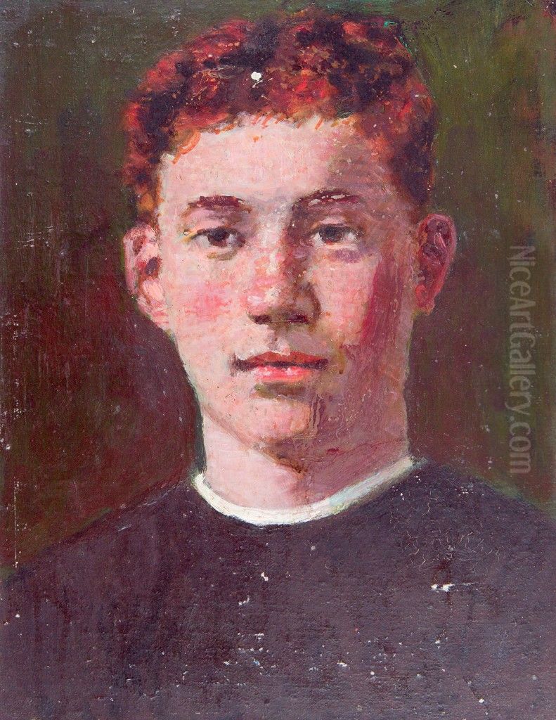 Ginger Oil Painting by Denman Ross