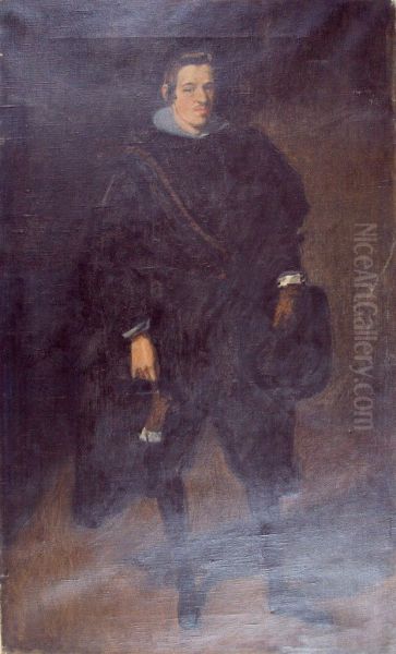 Infante Don Carlo, after Velazquez Oil Painting by Denman Ross