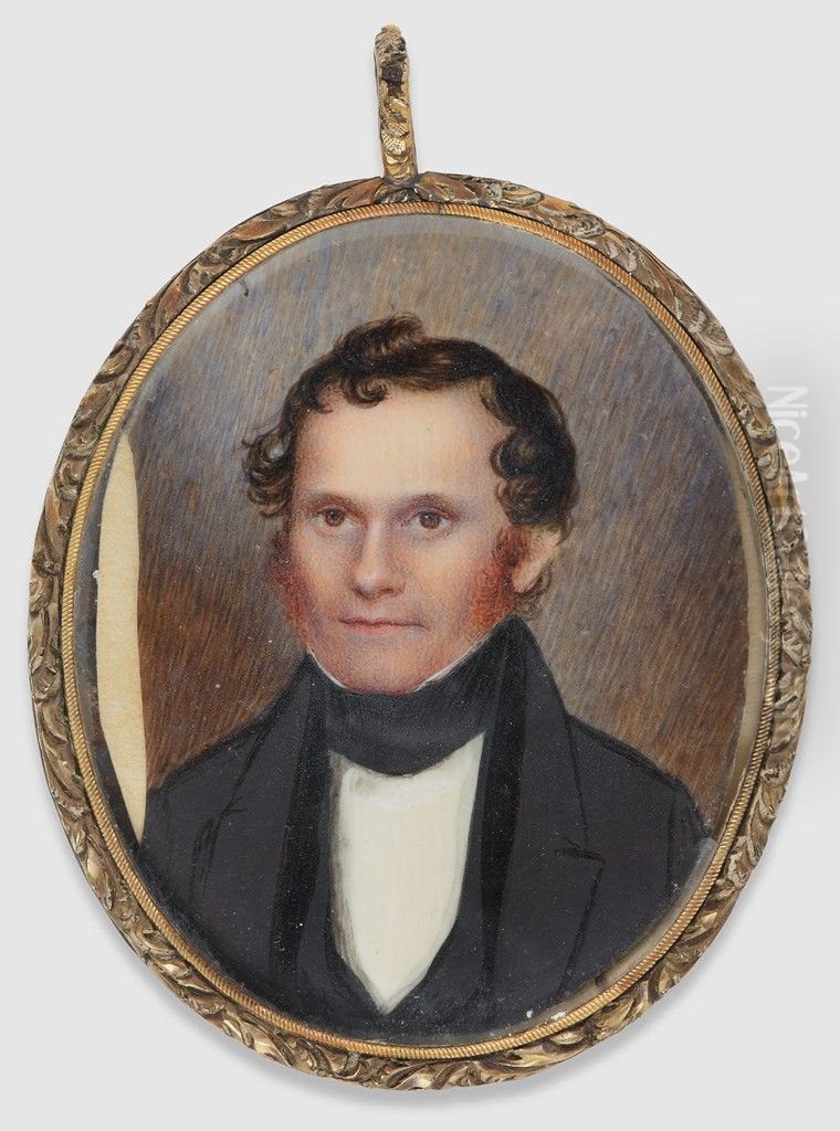 Portrait of a Man Oil Painting by Alvan Clark