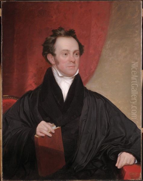 Francis Parkman (1788-1852) Oil Painting by Chester Harding
