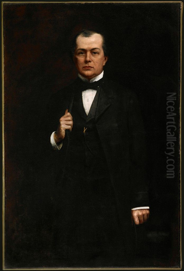 Walter Hastings (1815-1879) Oil Painting by Robert C. Hinckley
