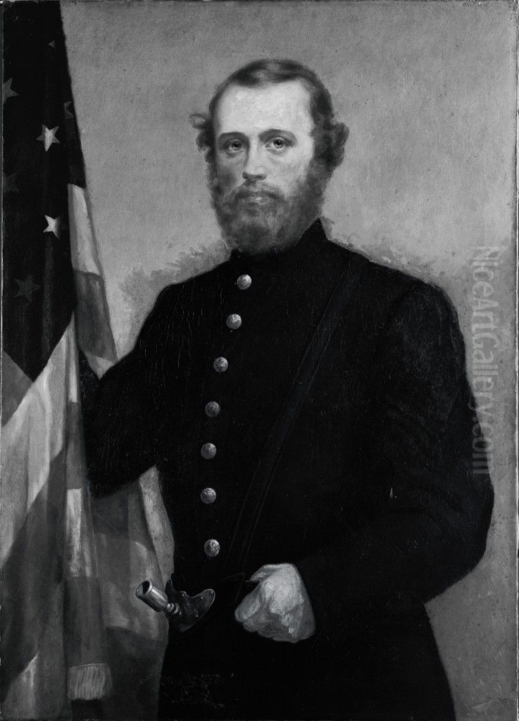 Theodore Parkman (1837-1862) Oil Painting by Joseph Alexander Ames