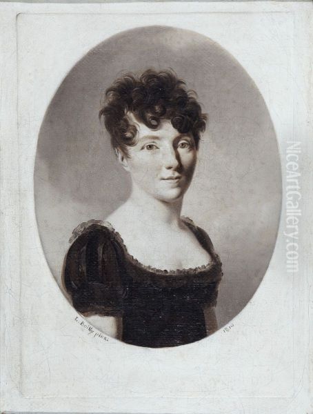 Alexandrine-Sophie de Bawr Oil Painting by Louis-Leopold Boilly